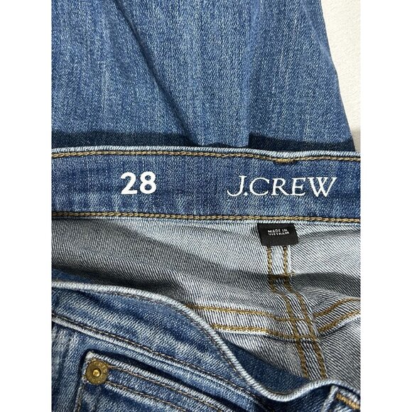 J.Crew Women's 9" Vintage Slim-Straight Jean in Bensen Wash -Sz 28 - Picture 5 of 9